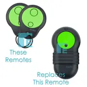 Chamberlain Merlin M842 Garage Door Remote Replacement M832 Green Remote 2 Pack