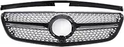 Front grille, Front Grille Compatible For Benz V-Class W447 V260 V250 2015-2019 2020-2023 Front Bumper Racing Diamond Grill Tuning Accessories(16-19VITO black)