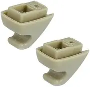 Yurefax Beige Sun Visor Retainer Support Clip 15882854 2 Pcs Car Sun Visor Clip(Beige)
