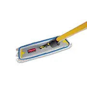 Rubbermaid� Commercial Flow Flat Mop, Nylon, 18", White,