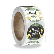 500PCS Forest Series Thank You Stickers Labels Paper Sticky Sticker Decoration Scrapbook Sealing Stationery Supplies