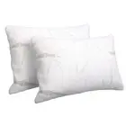 Giselle Bedding Memory Foam Pillows Bamboo Pillow Contour Twin Pack Soft New