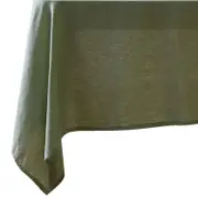 Vintage Design Homewares Sage Vintage Washed Linen Cotton Tablecloth 150x230cm
