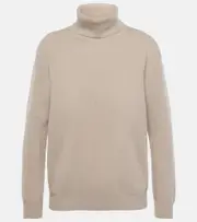 [Brunello Cucinelli] Brunello Cucinelli Cashmere turtleneck sweater AU 16 neutrals