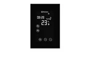 HOTWIRE HWGL2 Dual Touch Screen Control Panel for Floor Heating and Heated Towel Rail - Black
