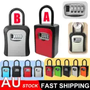 Key Safe Box Lock Storage Combination Padlock Security Home Outdoor Airbnb Inn~
