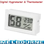 DIGITAL LCD HYGROMETER HUMIDITY METER TESTER REPTILE TEMPERATURE THERMOMETER #WI