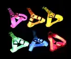 USB RECHARGEABLE CHEST HARNESS LED Pet Dog Glow Flashing Light-up Night Safety