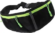 FOYTOKI Pack 3 Sports Fanny Pack Waist Bag for Men Fanny Bag for Men Waist Phone Bag Sports Gym Bag Sports Bag Gym Bags for Mens Belt Bags Waterproof Waist Pouch Men Gym Bag Black Nylon