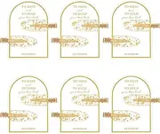 FEINIGESI No Bend Hair Clips 12PCS Bridesmaid No Crease Hair Clips Gold Glitter Hair Clips Hair Setting Clips for Bridesmaid Proposal Gift Hair Clip for Makeup Styling Sectioning(12Pcs/6Cards)