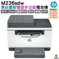 在飛比找樂天市場購物網優惠-HP LaserJet Pro MFP M236sdw 無線