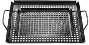 Outset 76452 Non-Stick Grilling and BBQ Grid, Grill Set of 2 Black