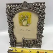 Sixtrees Pewter Rose Picture Frame Veranda Overlook
