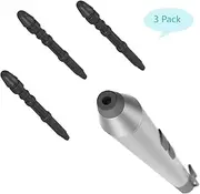 Alovexiong 3 Pack for Microsoft Surface Pro 3 Black Replacement Magnetic Touch Stylus Pen Tips Parts (Touch Stylus Not Include)