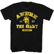 Andre The Giant Wrestling T-Shirt HANDS 100% Licensed Black WWF Sizes SM - 5XL