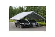 Flyline Portable Carport Garage Shelter Canopy Double Size 18x20ft