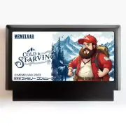 ❄️ Cold & Starving 8-Bit FC Game Cartridge - Retro Adventure Play