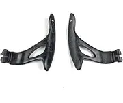 Car Steering Wheel Shift Paddles for I&nfiniti Shift Paddle Fit G37 G35 Qx50 Qx30 Q70 Q50 Q60 Carbon Fiber Shift Paddle Steering Wheel Parts HTEOPOEKFR(White)