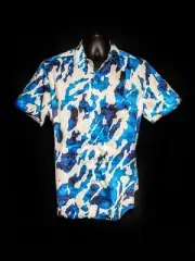 Robert Graham Chambers Colorful Short Sleeve - Men's Classic Fit Medium Size
