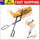 Log Grabber Fireplace Tongs Wood Fired Oven Tool Grill Camping Fire Pit Tool