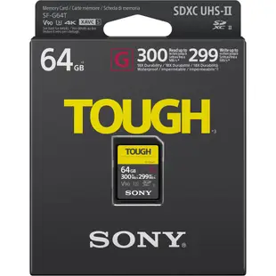 SONY SDXC UHS-II C10 U3 高速記憶卡 SF-G32T SF-G64T SF-G128T 索尼公司貨