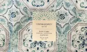 Cynthia Rowley Blue White Medallion Cloth Napkins Set Of 4 Indoor Outdoor