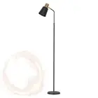 Artiss Floor Lamp Modern Light Stand LED Home Room Office Reading Black