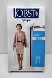 Jobs Opaque Medical Compression Socks 15-20mmHg Natural Extra Large