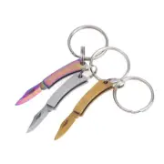 Stainless Steel Mini Folding Colorful Knife Ultra Small Portable Pocket Knife