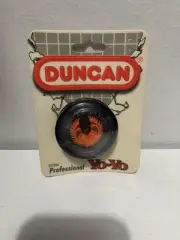 Vintage 1994 Duncan Professional Yo-Yo Black, Eagle - Sealed