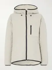 [Loro Piana] Loro Piana - Denali Hooded Quilted Padded Shell Jacket - Beige - large large Neutrals