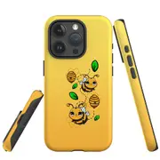 For iPhone 15 Pro Max Case, Shielding Cover, Honey Bees