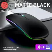 Wireless Mouse Rechargeable Silent LED Backlit Mice PC Laptop Computer Mous 2.4G