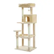 Cat Tree Tower Scratching Post Scratcher Cats Condo House Bed