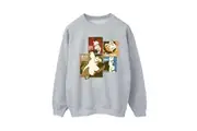 Scooby Doo Womens/Ladies Squares Faces Sweatshirt (Sports Grey) - UTBI52976