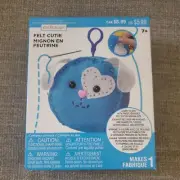 NEW CHILD Creatology FELT CUTIE DOG LEARN TO SEW Ages 7+ Blue FREE SHIPPING