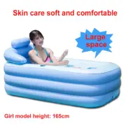 Portable Adult Tub Blow Up Travel Bath PVC Home Spa Warm Inflatable Bathtub