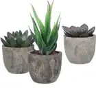 Succulent Decor Fake Plants for Bedroom Aesthetic Artificial Succulents