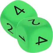 2pcs Large Eva Foam Dice for Safe Soft Oversized Dice for Classroom Games Party Activities Learning Sessions Fun Friendly Teaching Props