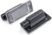HUVNEXA 2x, for Dacia, for Duster II HM 2018- Error Free SMD White Number License Plate Lights Auto Parking Tag Lamps Car Number Plate Light