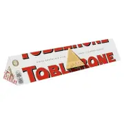 TOBLERONE WHITE Swiss Chocolate Bars - Honey & Almond Nougat, 100g, 3.5oz