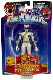 Power Rangers Heroes Wild Force White Ranger Action Figure NEW 2006 Bandai