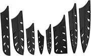 8 pcs Universal Kitchen Knife Covers Sleeves Blade Protectors for Chef Paring Utility Santoku Nakiri Cleaver Bread Carving Knives