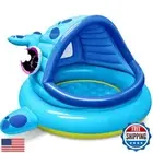 JOYIN Inflatable Shade Kiddie Pool,Whale Baby Pool Tent, Infant Swimming Pool