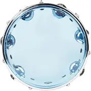 ibasenice 8 Inch Self-tuning Hand Tambourine for Boys and Girls Double Row Percussion Drum Stainless Steel Bells Musical Instrument for Boys and Girls