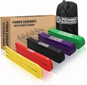POWER GUIDANCE Pull Up Assist Bands - Heavy Duty Resistance Band - Mobility & Powerlifting Bands - Perfect for Body Stretching, Powerlifting, Resistance Training