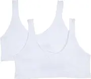 [Hanes] Big Girl's Seamless ComfortFlex Fit Cozy Pullover Bra 2-Pack Bra