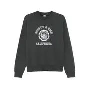 [Sporty & Rich] Sporty & Rich Cotton Sweatshirt XXL BLACK