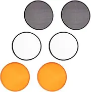 EPIGEIST 6pcs Foldable Fans Traditional Circular Folding Hand Fans Decorative Lightweight Portable for Dance Photography