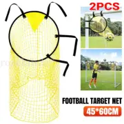 2PCS Football Net Outdoor Garden Football Goal Net Trainer Rebounder Soccer Ball